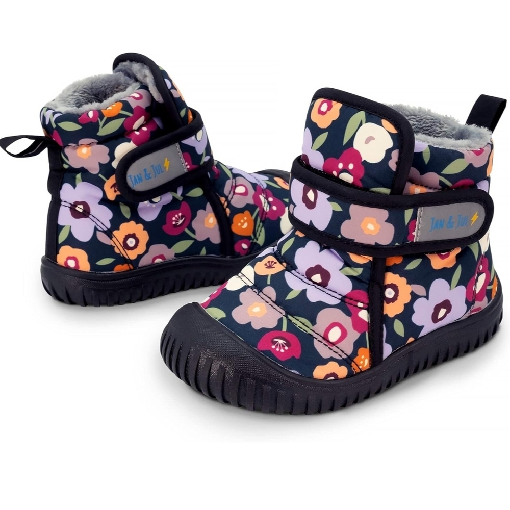 Jan And Jul Floral Kids Rain & Snow Boots